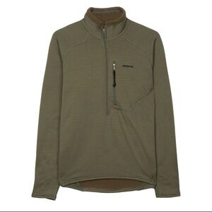 Patagonia men’s R1 flash pullover Half-Zip sweater size small